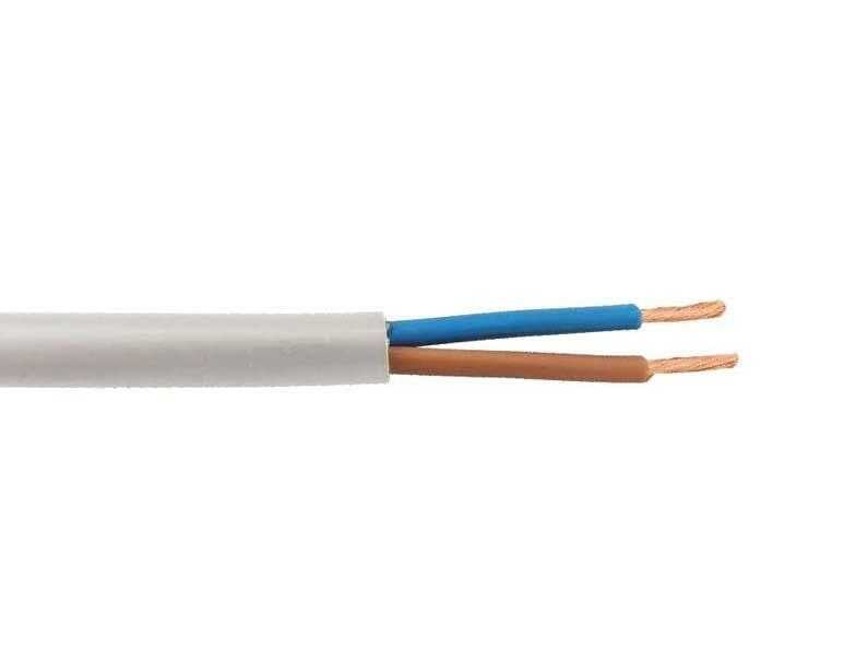 HES KABLE CABLE 2X0.75 FLEX (WHITE)