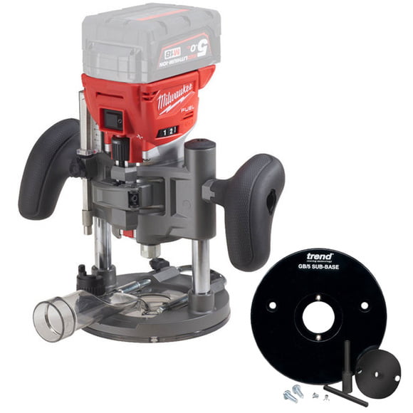 MILWAUKEE 18V TRIM ROUTER FUEL TRIMMER 50MM 6/6.35