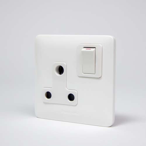 1 Gang 15A Round-Pin Socket WDBA1311-N