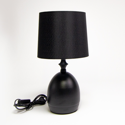 LV-T8338 BLACK D200*H380 TABLE LAMP