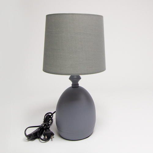 LV-T8338 GRAY D200*H380 TABLE LAMP