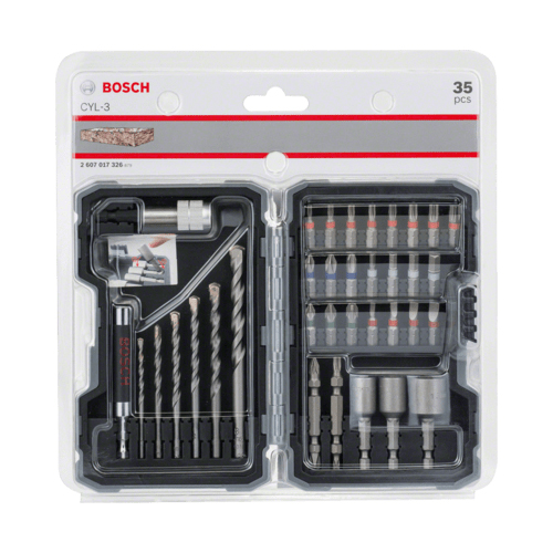 BOSCH-SCREWDRIVER BIT 35PCS CONCRETE#2607017326