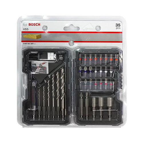 DRILL/SCREWDRIVER BIT SET; MIXED SET WOOD –