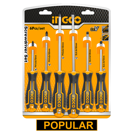 6 pcs screwdriver set #HKSD0628