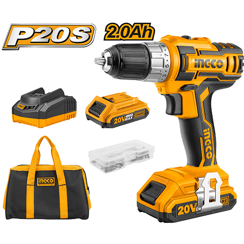 CORDLESS DRILL 20V IND WITH BAG  #CDLI2002