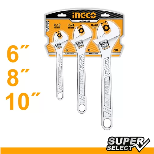 Adjustable wrench set#HADWK031