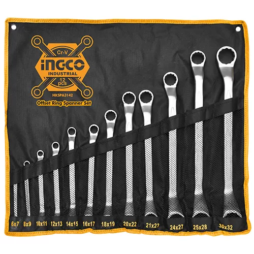 Offset ring spanner set 12pcs #HKSPA3142