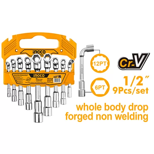 L Angled socket wrench set #LASWT0901