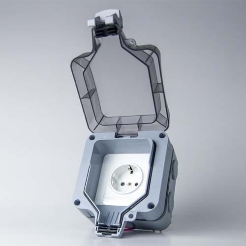 1GANG 16A GERMAN TYPE #WP-GE11