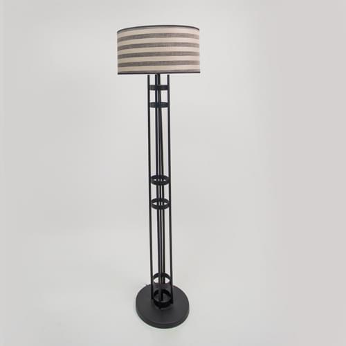 LV-F8322 BLACK D450*H1540 STANDING LAMP