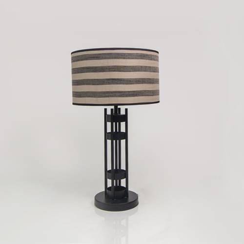 LV-T8322 BLACK D350*H620 TABLE LAMP