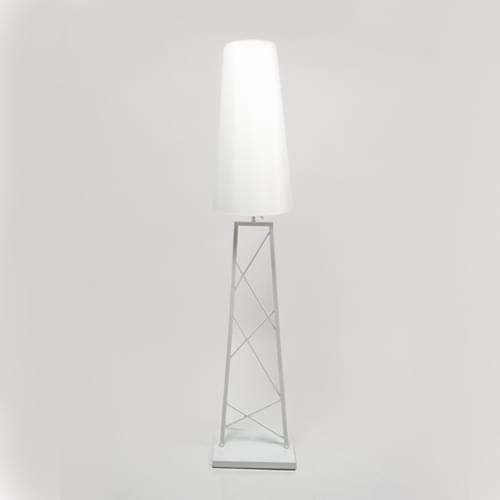 LV-F8321 WHITE D350*H1670 STANDING LAMP