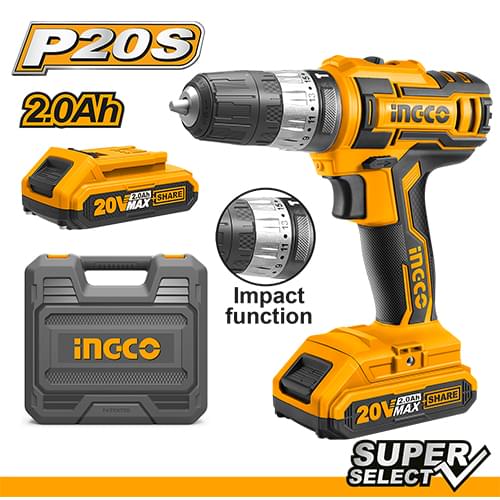CORDLESS IMPACT DRILL 20V C5 S.S. #CIDLI200215